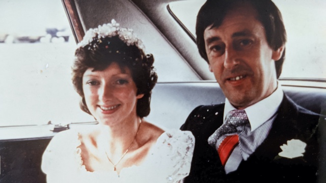 Bob & Ray Sinton on their wedding day 1983
